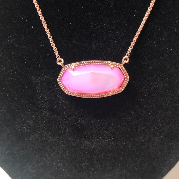 NEW Kendra Scott Rose gold Delaney Necklace - Picture 2 of 3